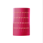 Justice Design Group Ambiance 10" Tall LED Wall Sconce Cerise