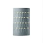 Justice Design Group Ambiance 10" Tall Outdoor Wall Sconce Concrete