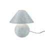 Justice Design Group Avola 2 Light 12" Tall Buffet Table Lamp Concrete / Brushed Brass