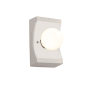 Justice Design Group Ambiance 8" Tall Ceramic Wall Sconce Bisque