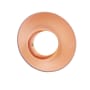 Justice Design Group Ambiance 10" Tall LED Wall Sconce Gloss Blush