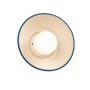 Justice Design Group Ambiance 10" Tall LED Wall Sconce Midnight Sky / Matte White