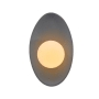 Justice Design Group Ambiance 12" Tall LED Wall Sconce Gloss Black