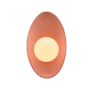 Justice Design Group Ambiance 12" Tall LED Wall Sconce Gloss Blush