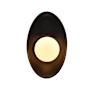 Justice Design Group Ambiance 12" Tall LED Wall Sconce Carbon Matte Black
