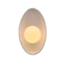 Justice Design Group Ambiance 12" Tall LED Wall Sconce Matte White