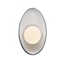 Justice Design Group Ambiance 12" Tall LED Wall Sconce Midnight Sky / Matte White