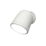 Justice Design Group Ambiance 8" Tall Wall Sconce Matte White