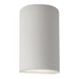 Justice Design Group Ambiance 13" Tall Half Cylinder Closed Top LED ADA Wall Sconce Bisque