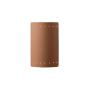 Justice Design Group Ambiance 2 Light 13" Tall LED Outdoor Wall Sconce - Bulb Included Adobe