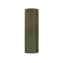 Justice Design Group Ambiance 2 Light 17" Tall Half Cylinder Open Top Wall Sconce Matte Green