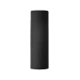 Justice Design Group Ambiance 24" Tall Outdoor Wall Sconce Carbon Matte Black / Champagne Gold
