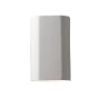 Justice Design Group Ambiance 2 Light 9" Tall LED Outdoor Wall Sconce Bisque