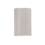 Justice Design Group Ambiance 2 Light 9" Tall LED Outdoor Wall Sconce Matte White