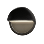 Justice Design Group Ambiance 8" Tall Wall Sconce Gloss Black