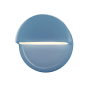 Justice Design Group Ambiance 8" Tall Wall Sconce Sky Blue