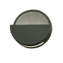 Justice Design Group Ambiance 8" Tall Open Top LED ADA Wall Sconce Pewter Green