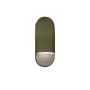 Justice Design Group Ambiance 14" Tall LED Wall Sconce Matte Green