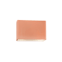 Justice Design Group Ambiance 6" Tall Closed Top Outdoor Wall Sconce Gloss Blush