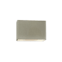 Justice Design Group Ambiance 6" Tall Closed Top Outdoor Wall Sconce Celadon Green Crackle