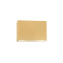 Justice Design Group Ambiance 6" Tall Closed Top Outdoor Wall Sconce Muted Yellow