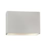 Justice Design Group Ambiance 2 Light 10" Tall Closed Top Outdoor Wall Sconce Bisque
