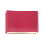 Justice Design Group Ambiance 2 Light 10" Tall Open Top Wall Sconce Cerise