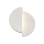 Justice Design Group Ambiance 9" Tall LED Wall Sconce Bisque