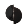 Justice Design Group Ambiance 9" Tall LED Wall Sconce Gloss Black