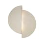 Justice Design Group Ambiance 9" Tall LED Wall Sconce White Crackle
