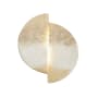 Justice Design Group Ambiance 9" Tall LED Wall Sconce Greco Travertine