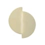 Justice Design Group Ambiance 9" Tall LED Wall Sconce Vanilla Gloss
