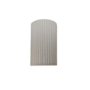 Justice Design Group Ambiance 10" Tall Wall Sconce Bisque