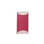 Justice Design Group Ambiance 11" Tall Wall Sconce Cerise