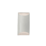 Justice Design Group Ambiance 11" Tall Wall Sconce Matte White