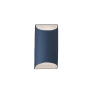 Justice Design Group Ambiance 11" Tall Wall Sconce Midnight Sky / Matte White