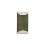 Justice Design Group Ambiance 11" Tall Wall Sconce Matte Green