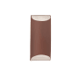 Justice Design Group Ambiance 2 Light 14" Tall Wall Sconce Canyon Clay