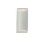 Justice Design Group Ambiance 2 Light 14" Tall Wall Sconce Matte White