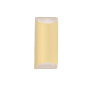 Justice Design Group Ambiance 2 Light 14" Tall Wall Sconce Muted Yellow
