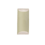 Justice Design Group Ambiance 2 Light 14" Tall Wall Sconce Vanilla Gloss