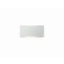 Justice Design Group Ambiance 5" Tall LED Wall Sconce Gloss White