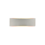 Justice Design Group Ambiance 2 Light 5" Tall Wall Sconce Matte White / Champagne Gold