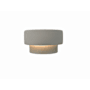 Justice Design Group Ambiance 6" Tall Wall Sconce Bisque