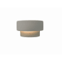 Justice Design Group Ambiance 6" Tall LED Wall Sconce Bisque