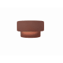 Justice Design Group Ambiance 6" Tall Wall Sconce Canyon Clay