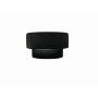 Justice Design Group Ambiance 6" Tall Wall Sconce Carbon Matte Black