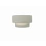 Justice Design Group Ambiance 6" Tall Wall Sconce White Crackle
