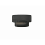 Justice Design Group Ambiance 6" Tall Wall Sconce Gloss Grey