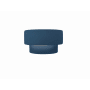 Justice Design Group Ambiance 6" Tall Wall Sconce Midnight Sky / Matte White